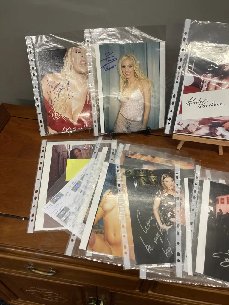 Adult Film Stars Signed Photos With COA Image 1++